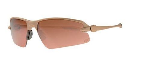 Sportsbrille TR90 mat metallic bronze stel, Sorte næse stykker. Kat 2 PC køre glas