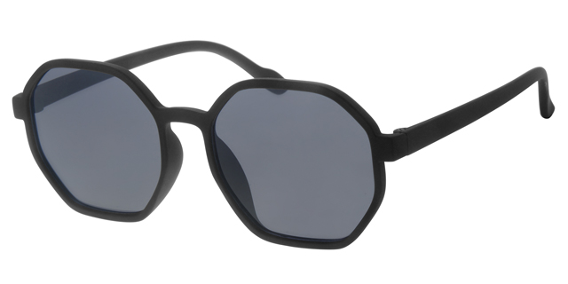 Børne Solbrille Sort Gummi med Sorte glas