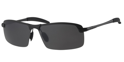 [404447-1362] Solbrille herre model mat sort stel med sorte glas